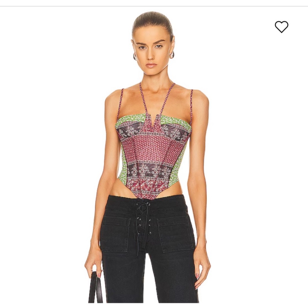 MIAOU “Aphex” Corset in Burgundy